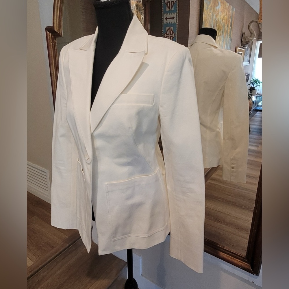 Derek Lam 10 Crosby White blazer worn 1x! A must have! Will sell fast!